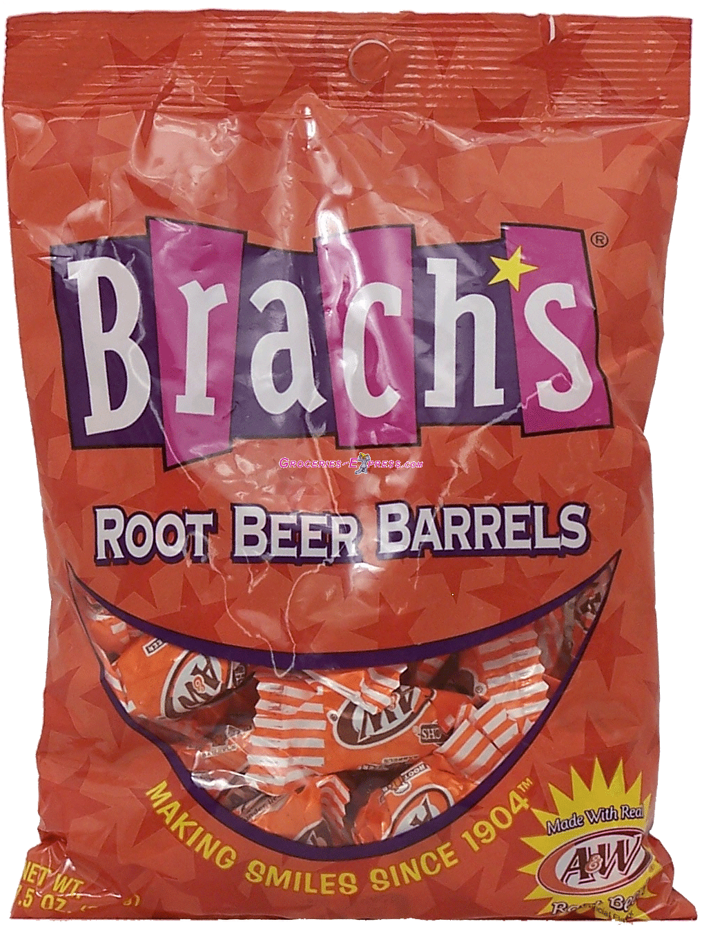 Brach's&nbsp;&nbsp;a&w root beer barrels hard candies Full-Size Picture